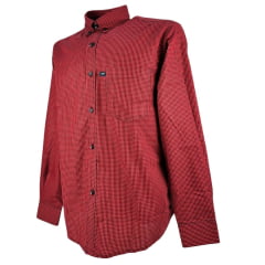 Camisa Masculina For Texas Xadrez Preto e Vermelho Manga Longa  - Ref. Premium