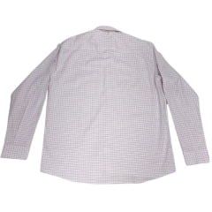 Camisa Masculina Laço Forte Plus Size Manga Longa Xadrez Rosa BB/ Bordô Com Logo Bordô Ref: M.L.S.X. 3161