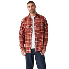 Camisa Masculina Levi's Flanela Xadrez Ref 195730232