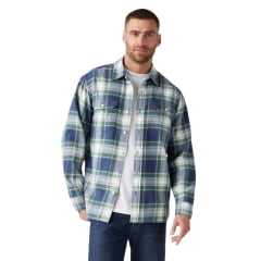 Camisa Masculina Levi's Flanelada Xadrez Azul Ref 195870295