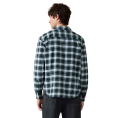 Camisa Masculina Levi's Xadrez Verde Ref:LB0050155