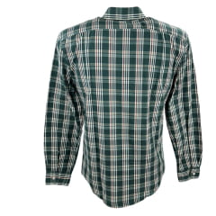 Camisa Masculina Levi's Manga Longa Xadrez Verde/Off White REF: LB0050037