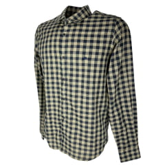 Camisa Masculina MX 72 Concept Fit Cambraia Xadrez Azul Marinho Ref: 24137