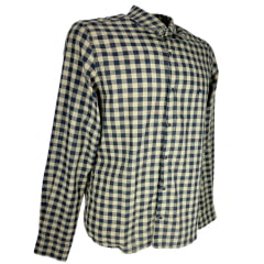 Camisa Masculina MX 72 Concept Fit Cambraia Xadrez Azul Marinho Ref: 24137