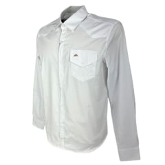 Camisa Masculina MX 72 Concept Fit Com Elastano Branco Ref: 24112