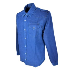 Camisa Masculina MX 72 Concept Fit Jeans Country Azul Escuro R. 24108