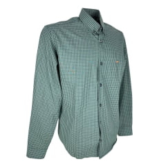 Camisa Masculina MX 72 Concept Fit Xadrezinha Verde Ref: 24110