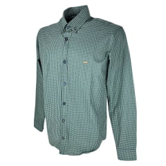 Camisa Masculina MX 72 Concept Fit Xadrezinha Verde Ref: 24110