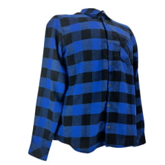 Camisa Masculina MX 72 Concept Flanela Azul Royal R.24027