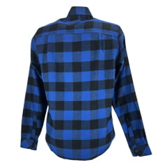 Camisa Masculina MX 72 Concept Flanela Azul Royal R.24027