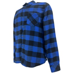 Camisa Masculina MX 72 Concept Flanela Azul Royal R.24027