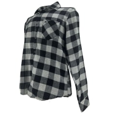 Camisa Masculina MX 72 Concept Flanela Cinza e Preto R.24027