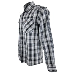 Camisa Masculina MX 72 Country Manga Longa Xadrez Preto 100% Austin Ref: 25565