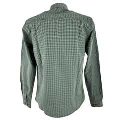 Camisa Masculina MX 72 Country Manga Longa Xadrez Miudo Verde/Preto Turim Ref: 25564