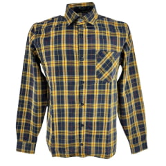 Camisa Masculina MX 72 Tradicional Manga Longa Xadrez Amarelo Ref:19016 Camisa Masculina MX 72 Tradicional Manga Longa Xadrez Amarelo Ref:19016