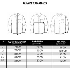 Camisa Masculina Os Vaqueiros Manga Longa Xadrez Preto/Laranja Com Logo No Bolso REF: V19-7003XP