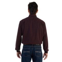 Camisa Masculina Ox Horns Preta/Vermelha Com Logo Vermelho Manga Longa Ref:9595