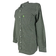 Camisa Masculina Ox Horns Verde/ Preta Com Logo Verde Manga Longa Ref:9598