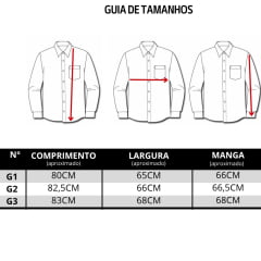 Camisa Masculina Pura Raça Plus Size Xadrez Branco E Preto Regular Fit Manga Longa REF:070078000001