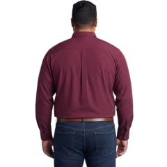 Camisa Masculina Pura Raça Plus Size Xadrez Vermelho Regular Fit  Manga Longa REF:070078000001