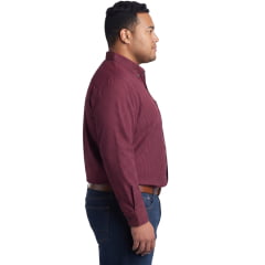 Camisa Masculina Pura Raça Plus Size Xadrez Vermelho Regular Fit  Manga Longa REF:070078000001