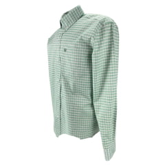 Camisa Masculina Radade Manga Longa Xadrez Verde Ref:XNFIFTY