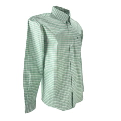 Camisa Masculina Radade Manga Longa Xadrez Verde Ref:XNFIFTY