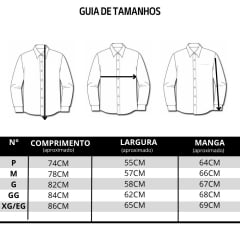 Camisa Masculina Strut Manga Longa Preta Lisa Com Bolso REF: 7173