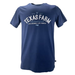 Camiseta Masculina Texas Farm Manga Curta Ref:388 - Escolha a cor