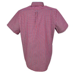 Camisa Masculina Texas Farm Manga Curta Xadrez Vermelha - Ref.CAC669