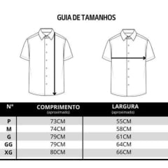 Camisa Masculina Texas Farm Manga Curta Xadrez Vermelho/Azul Ref:CAC753