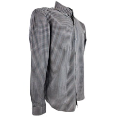 Camisa Masculina Texas Farm Manga Longa Xadrez Azul/Bege Ref: CAL560