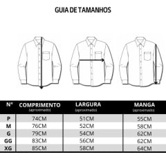 Camisa Masculina Texas Farm Manga Longa Xadrez Azul Logo Branca Ref: CAL467