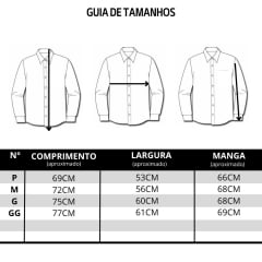 Camisa Masculina Texas Farm Slim Fit Manga Longa Preto REF: CAL567