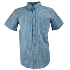 Camisa Masculina Texas Farm Xadrez Manga Curta Ref:CAC801/CAC804