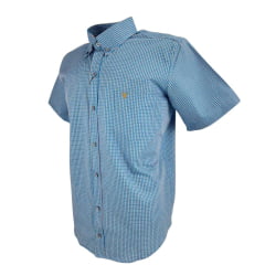 Camisa Masculina Texas Farm Xadrez Manga Curta Ref:CAC801/CAC804