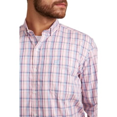 Camisa Masculina TXC Custom Rosa e Azul - Ref: 2941L