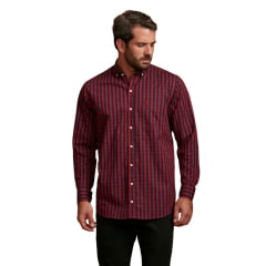 Camisa Masculina TXC Custom Vermelho Manga Longa - Ref: 2932L