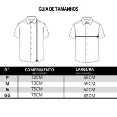 Camisa Masculina TXC Manga Curta Custom Regular Xadrez Azul/Vermelho Com Logo Bordado em Crú Ref.29107C