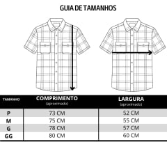 Camisa Masculina TXC Manga Curta Tricoline Worker Xadrez Vinho/Bordô Ref:29729C