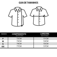 Camisa Masculina TXC Worker Sarja Manga Curta Verde Militar Logo Bordado Ref:29223C