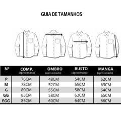 Camisa Masculina Wrangler Manga Longa Tricoline FT Com Bolso Xadrez Cinza/Azul Ref:WLS160UN