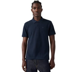 Camisa Polo Masculina Levi's Azul Marinho Standard Fit Ref:005FM0003 Camisa Polo Masculina Levi's Azul Marinho Standard Fit Ref:005FM0003