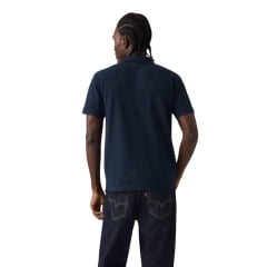 Camisa Polo Masculina Levi's Azul Marinho Standard Fit Ref:005FM0003