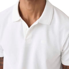 Camisa Polo Masculina Levi's Branco Com Logo Ref:005FM0000