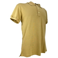 Camisa Polo Masculina Os Moiadeiros Com Logo Bordado Caqui Ref:CPM2069