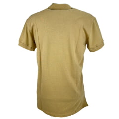 Camisa Polo Masculina Os Moiadeiros Com Logo Bordado Caqui Ref:CPM2069