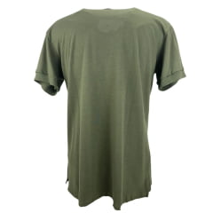 Camisa Polo Masculina Os Moiadeiros Verde Musgo Com Logo Bordado Ref:CPM2053