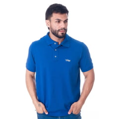 Camisa Polo Masculina Texas Farm Manga Curta Com Logo Ref:CPM0005 - Escolha a cor