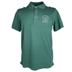 Camisa Polo Masculina Texas Farm New Style Manga Curta Verde Esmeralda Ref:CPM0007